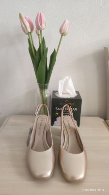 Туфли лодочки с открытой пяткой