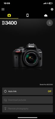 Photocamera NIKON D3400