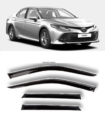 Ветровики (дефлекторы окон) Toyota Camry 70