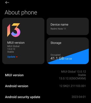 XIAOMI Redmi note 11 128/11 ochilmagan yopilmagan