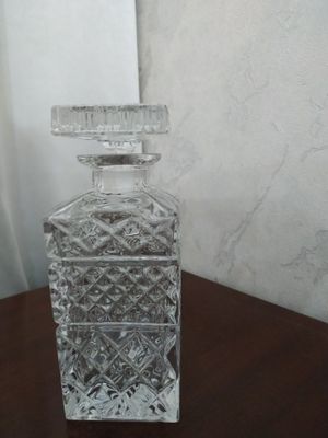 Графин для виски хрустальный