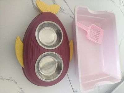 Лоток+совок+миска для кошек и собак