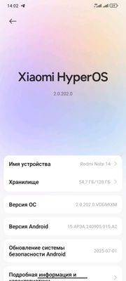 telefon Redmi note 14