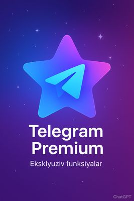 Telegram premium olib berish xizmati