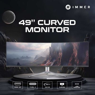 [НОВЫЙ] Монитор Immer 49WC9000I | 49" Curved VA Dual FHD 144Hz