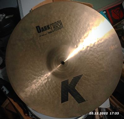 Продам тарелку Zildjian K Dark thin crash 18"