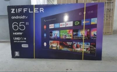 Телевизор ZIFFLER 65 UHD Android TV Optom!! скитка 40% Дастафка безпла