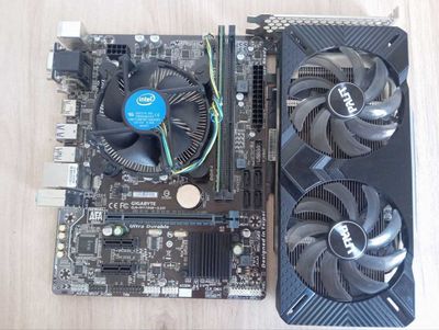 Комплект ПК: i5-7500 + GTX 1660 Ti + 8GB DDR4 + H110M-S2H + БП