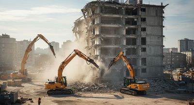 демонтаж и снос Уй ва биноларни бузиш. ишлари