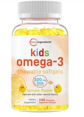 Omega 3,kids,омега 3, 240 softgel,Bolalar uchun Sifatli Va qiziqarli