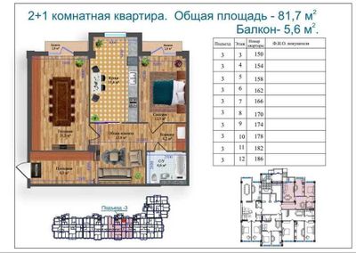 Riverside Residence дан Новостройка хонадонлар Коракамиш 2/5 Алмазар