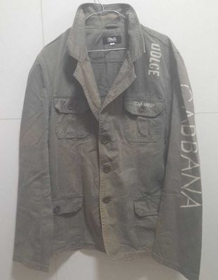 Vintage D&G / Dolce & Gabbana Millitary Jacket / Made in Italy / 46-48