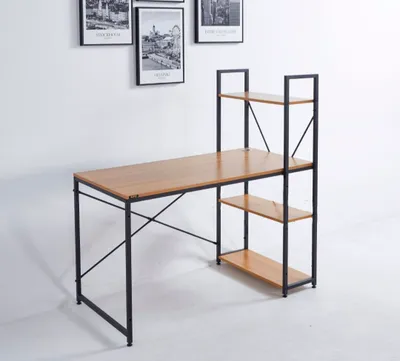 Лофт стол полкали