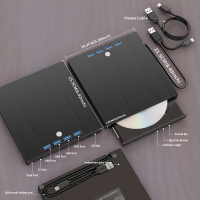 Внешний Оптический Драйв, 8-в-1 USB