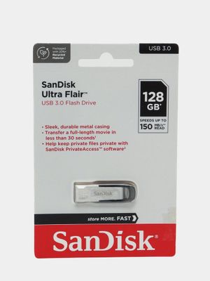 Sandisk Ultra Flair, USB 3.0, 128 Gb