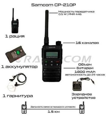 Рация Samcom CP-210P