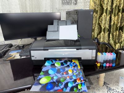 Epson 1410 Rangli A3 Farmat Printer Xolati Tiniq Aybi Yo’q Srochno