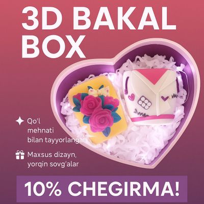 3D Bakal Siz Xoxlagandek Sovgʻabop va bejirim.