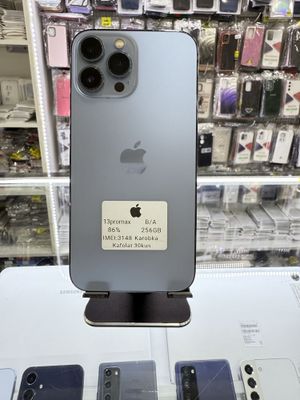BRR. Iphone 13promax 86% 256GB Blue B/A region Kafolat 30kun Malika A4