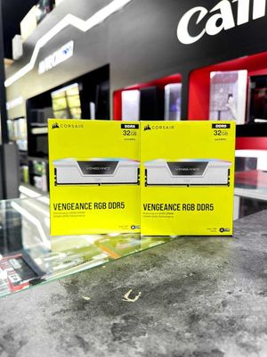 Operativka CORSAIR VENGEANCE RGB DDR5 32GB (2x16GB) 6400MHz WH
