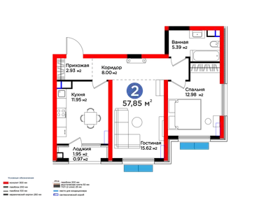 2-ком бизнес-квартира в новом ЖК | скидкой $93 тыс