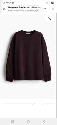 свитшот от бренда H&M
