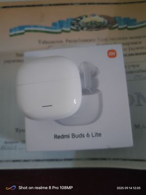 redmi buds 6 lite sotiladi narxi 200000 soʻm