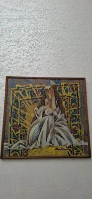 Авторская работа картина "В Раздумии