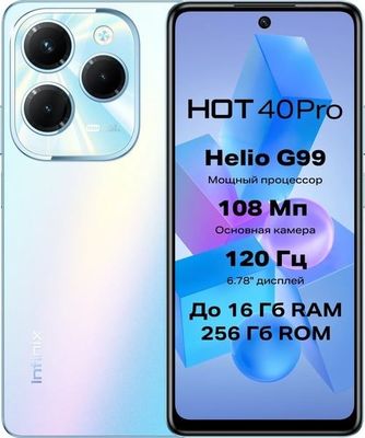 Infinix Hot 40 Pro, 8+8/256 GB.