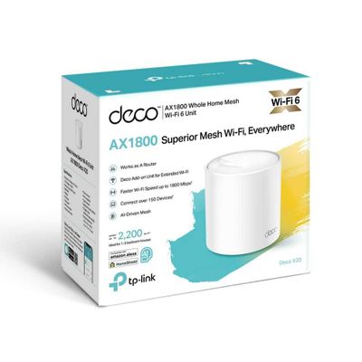 Wi-Fi роутер TP-Link	Deco X20(1-pack) AX1800