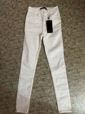 Джинсы белые «Vintsge denim” Турция
