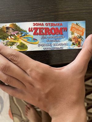 Zerom basenga bilet