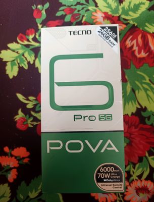 Techno pova 6 Pro 5G 12+12/256