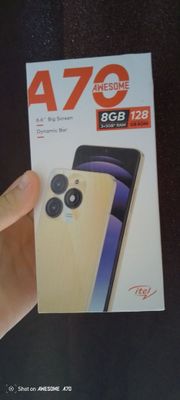 Itel a70 128 GB +8GB