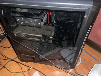 Игровой ПК Ryzen 1600X + MSI RX 5700 XT, 16ГБ, 2 SSD + монитор