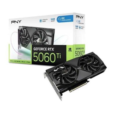 Видеокарта PNY DUAL FAN OC GeForce RTX 5060 Ti 16 ГБ