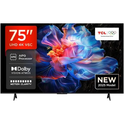 Телевизор TCL 75 4K UHD 120 Hz. Кронштейн и Доставка Бесплатный.