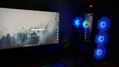Игровой компьютер i5-12400F, RAM 16GB, SSD 512GB, HDD 1.0TB, AMD RX580