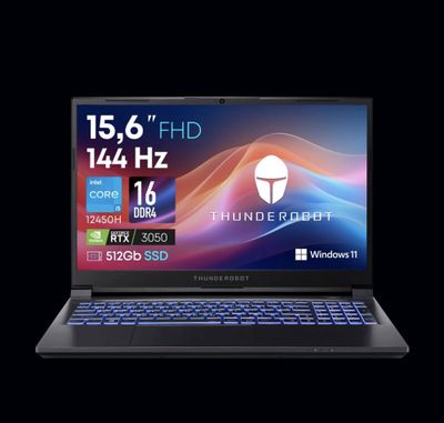Игровой ноутбук Thunderobot 911S Core 15.6" | i5-12450H | RTX 3050