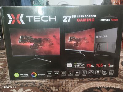 Монитор XTECH 27 дюймов IPS FHD 165Hz Curved