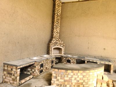 Mangal, ochoq, tandir, barbekyu, letni kuxnya qurish xizmati