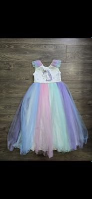 Шикарное нарядное платье на девочку 7-8 лет