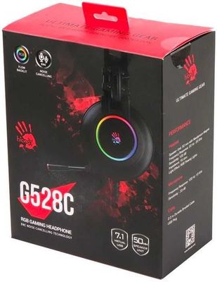 Компьютерная гарнитура Bloody G528C -Четкий Микрофон и Объемный Звук