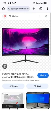 Yangi monitorlar sotiladi 27" lik 200hz curved va flat