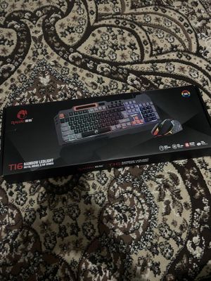 Продам клавиатуру RAIKU RGB + мышь в комплекте!