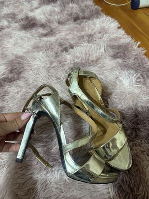 Босоножки Zara на высоком каблуке