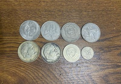 Юбилейные олимпийские Монеты СССР и Ленин Голова