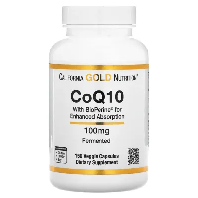 Коэнзим Q10, California Gold Nutrition, 100 мг, 120 капсул