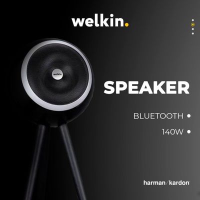 Колонка музыкальная WELKIN в Ретро стиле на 140W / Bluetooth/ Доставка