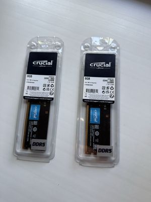 Озу Crucial 2 по 8гб ddr 5-4800